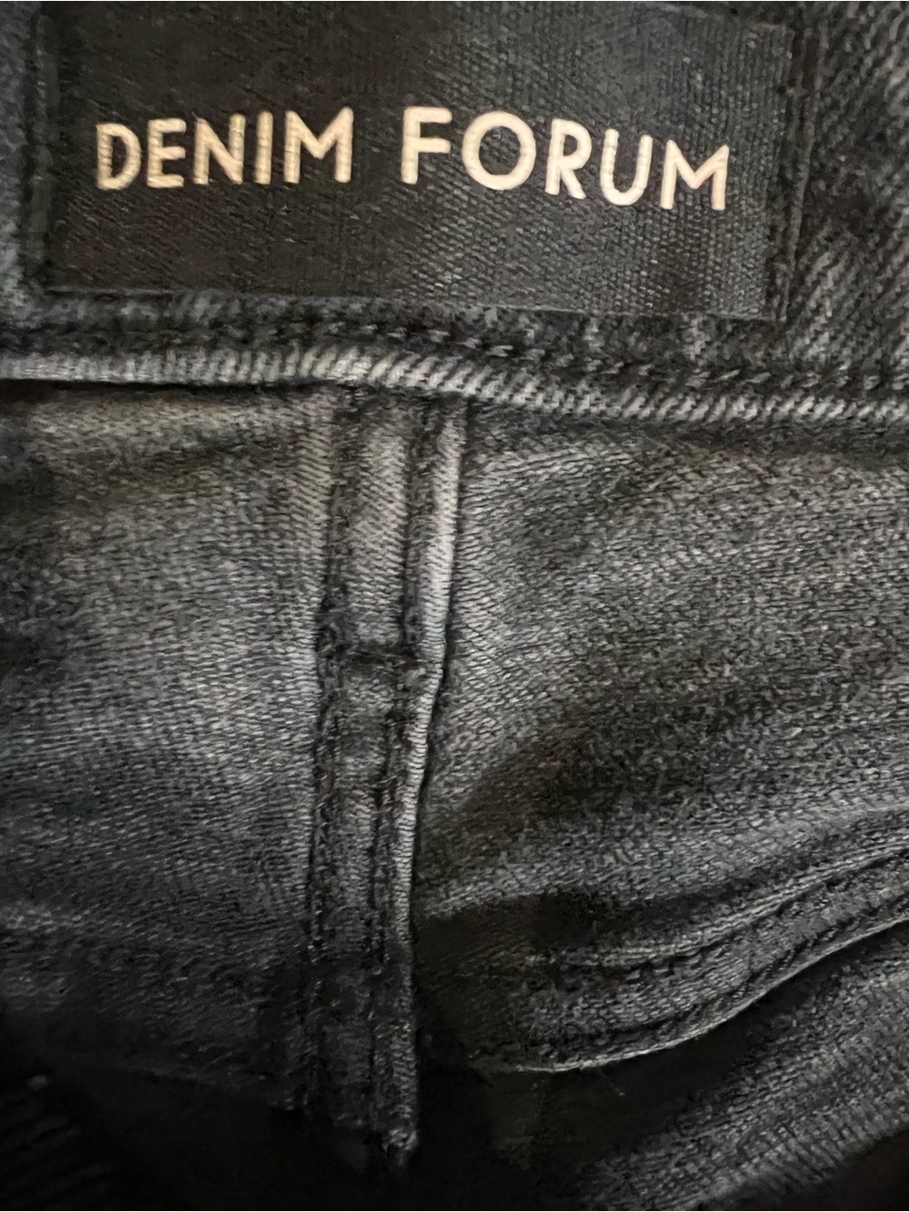 Denim Forum Twiggy High Rise Flare stretch jeans size 25 excellent condition - Picture 12 of 13